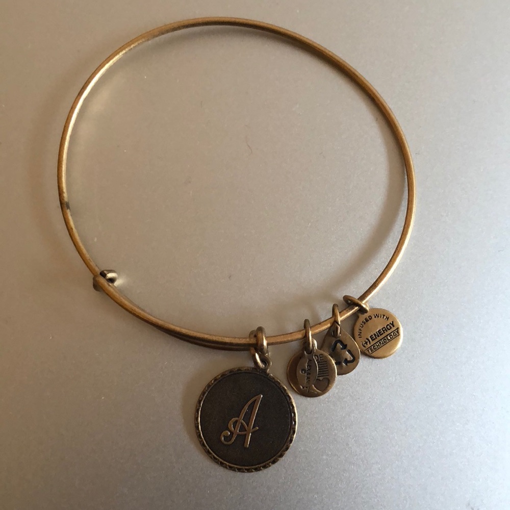 Authentic Alex and Ani “A” bracelet